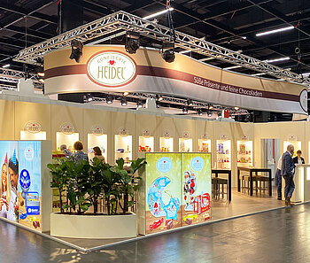 ISM confectionery fair - Heidel fair stand